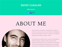 Tablet Screenshot of davidcasalini.com